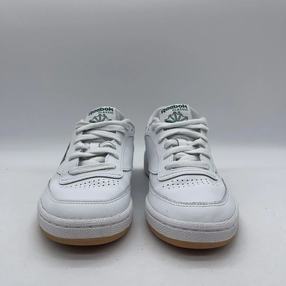 Reebok Club C 85 100069818 Women's Size 6.5 Shoes White Green Lifestyle Sneakers